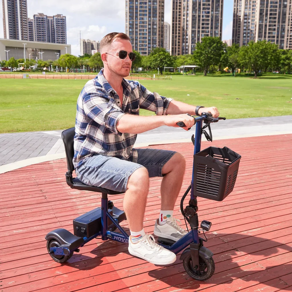 Hoverfly T3 3-wheel Foldable Mobility Scooter for Adults